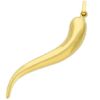Picture of 18k yellow gold good Luck Horn Pendant