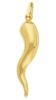 Immagine di Ciondolo Corno portafortuna oro giallo 18k 