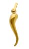 Picture of 18k yellow gold good Luck Horn Pendant
