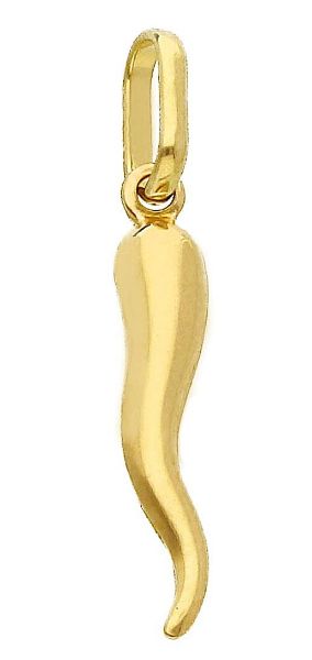 Imagen de Colgante Pequeño Cuerno de la Suerte oro amarillo 9k