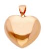 Immagine di Ciondolo Cuore bombato piccolo oro rosa 18k 