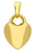 Picture of 18k yellow gold large Heart and Lock Pendant