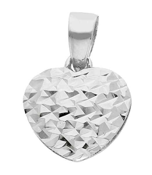 Immagine di Ciondolo Cuore oro bianco 18k 