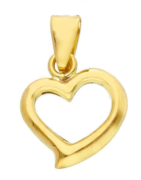 Imagen de Colgante Corazón oro amarillo 18k