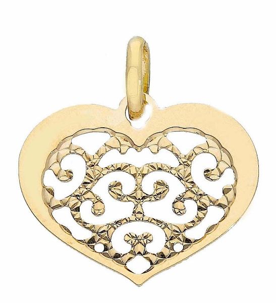 Immagine di Ciondolo Cuore oro giallo 18k 