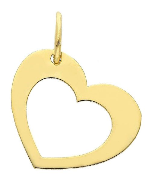 Immagine di Ciondolo Cuore traforato oro giallo 18k 