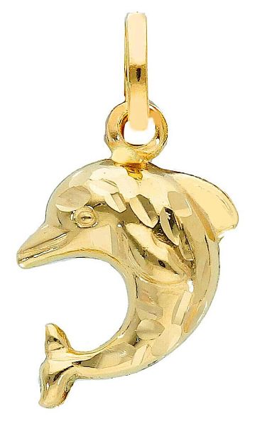 Immagine di Ciondolo Delfino oro giallo 18k 