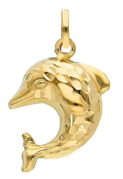 Immagine di Ciondolo Delfino oro giallo 18k 
