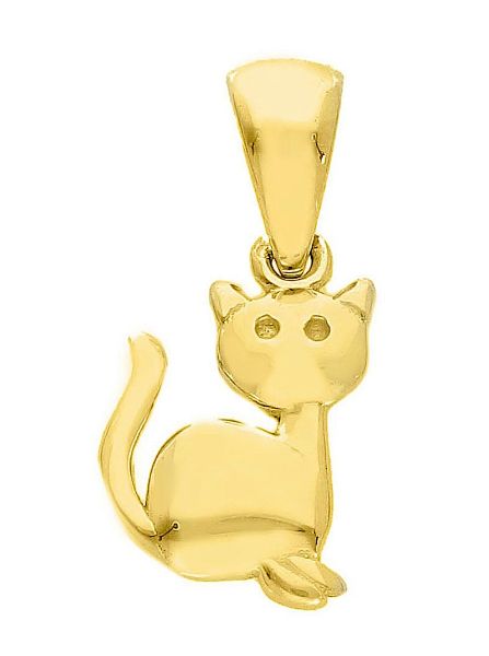 Imagen de Colgante Gatito oro amarillo macizo 18k
