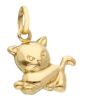 Picture of 18k yellow gold Cat Pendant
