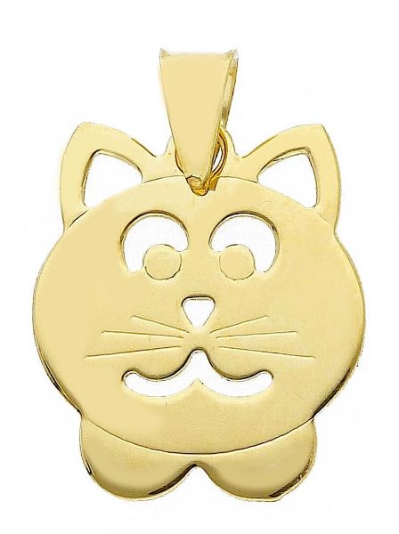 Imagen de Colgante Gato oro amarillo 18k