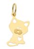 Immagine di Ciondolo Gatto oro giallo 18k 