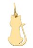 Picture of 18k yellow gold Cat Pendant