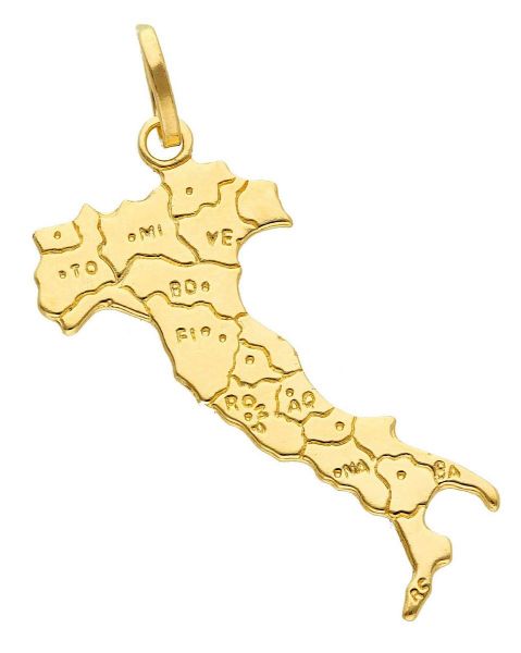Immagine di Ciondolo Italia oro giallo 18k 