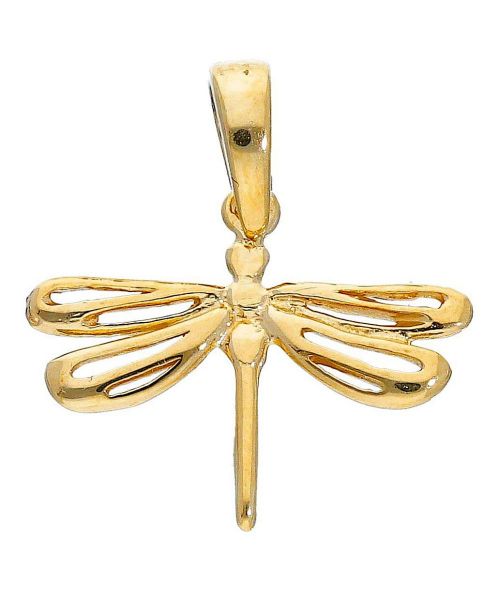 Immagine di Ciondolo Libellula a filo oro giallo 18k 