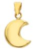 Imagen de Colgante Luna oro amarillo 9k