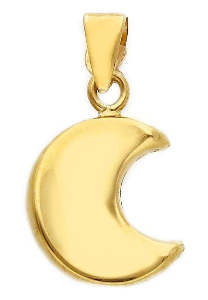 Imagen de Colgante Luna oro amarillo 9k