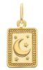 Picture of Solid 18k yellow gold Moon Pendant