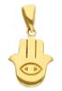 Picture of Solid 18k yellow gold Fatima Hand Pendant