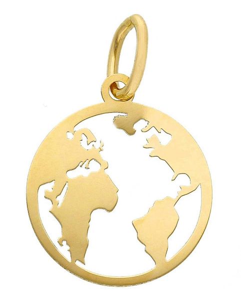Imagen de Colgante Mundo oro amarillo 18k