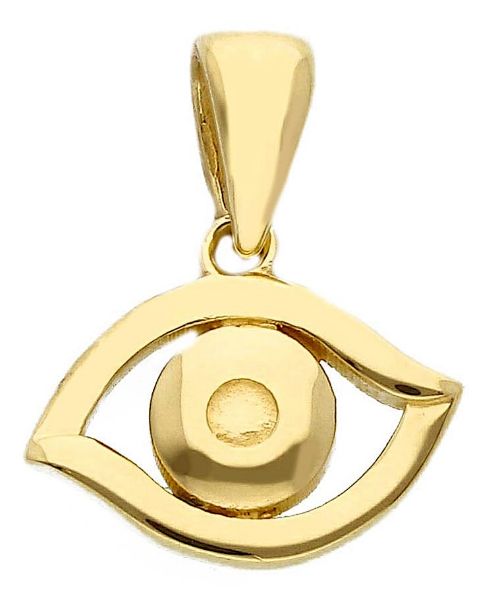 Imagen de Colgante Ojo de Alá oro amarillo macizo 18k