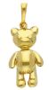 Picture of 18k yellow gold Teddy Bear Pendant