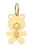 Picture of 18k yellow gold Teddy Bear Pendant