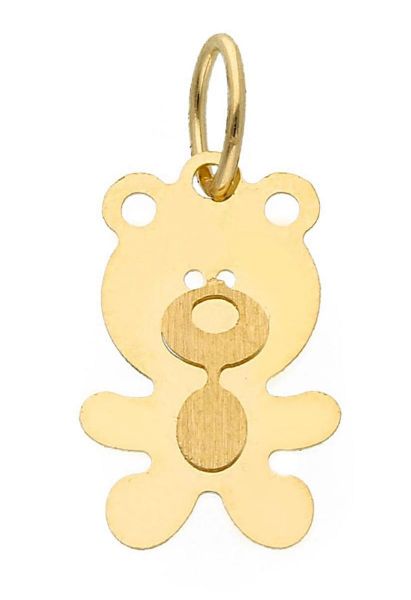 Picture of 18k yellow gold Teddy Bear Pendant