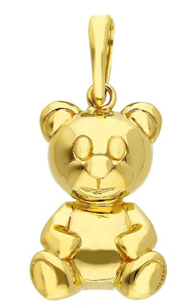 Immagine di Ciondolo Orsetto piccolo oro giallo 18k 