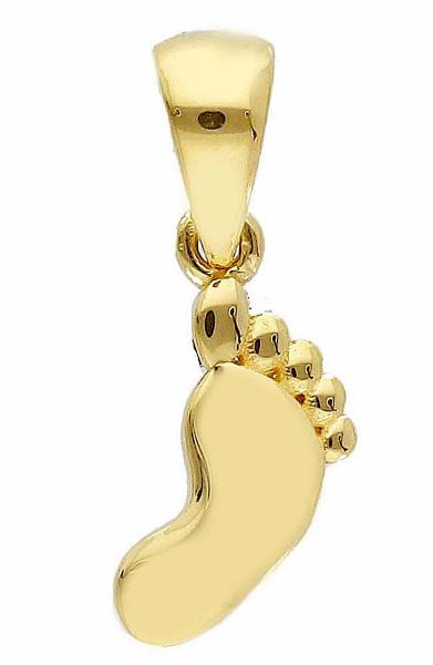 Immagine di Ciondolo Piede oro massiccio giallo 18k 