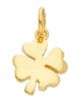 Picture of Solid 18k yellow gold large four-leaf Clover Pendant