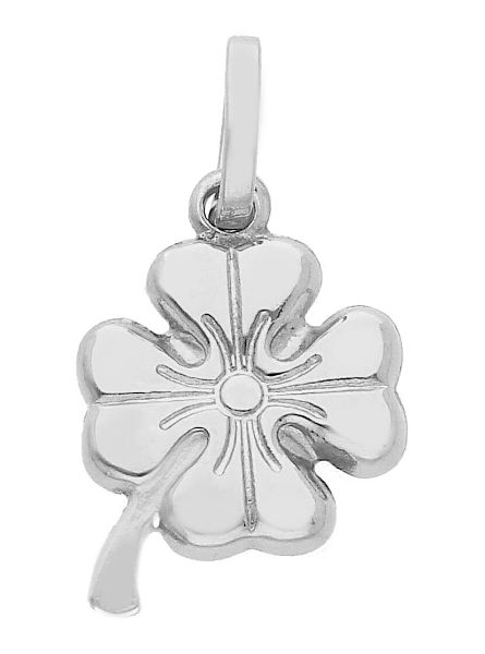 Picture of 18k white gold four-leaf Clover Pendant