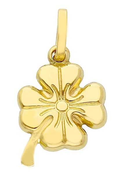 Picture of 18k yellow gold four-leaf Clover Pendant