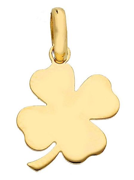 Picture of 18k yellow gold four-leaf Clover Pendant