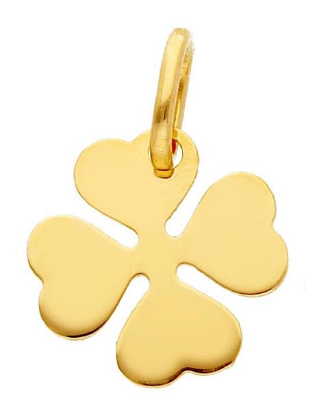Imagen de Colgante Trébol de cuatro hojas oro amarillo 18k
