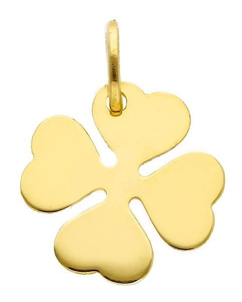 Picture of 18k yellow gold four-leaf Clover Pendant