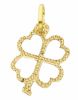 Picture of 18k yellow gold four-leaf Clover Pendant