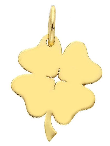 Imagen de Colgante Trébol de cuatro hojas oro amarillo 18k