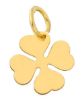 Picture of Solid 18k yellow gold four-leaf Clover Pendant