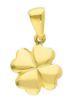 Picture of Solid 18k yellow gold four-leaf Clover Pendant