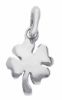 Picture of Solid 18k white gold tiny four-leaf Clover Pendant