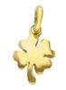 Immagine di Quadrifoglio piccolo oro massiccio giallo 18k 