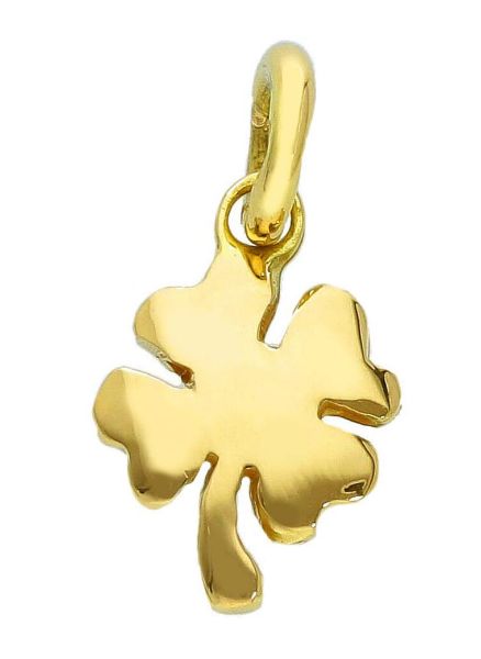 Immagine di Quadrifoglio piccolo oro massiccio giallo 18k 
