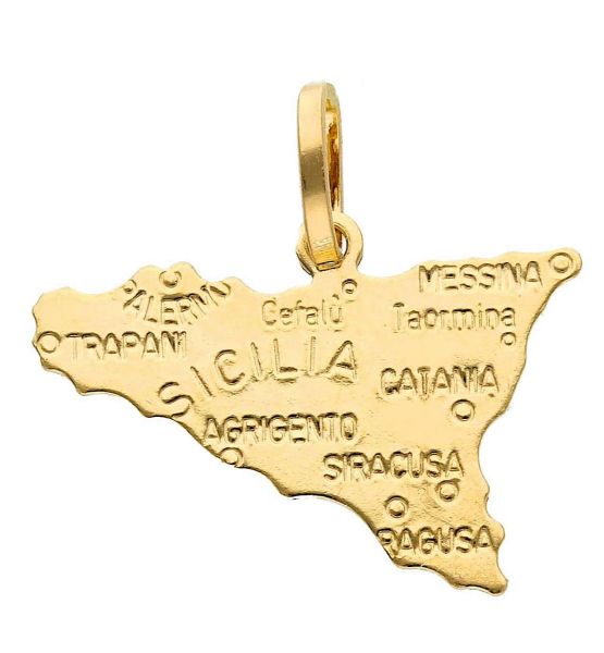 Imagen de Colgante Sicilia oro amarillo 18k
