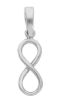 Imagen de Colgante símbolo Infinito oro blanco 18k