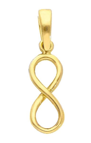 Picture of 18k yellow gold Infinity symbol Pendant