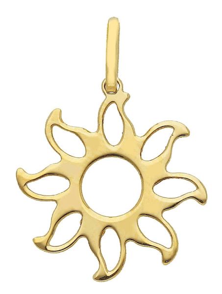 Immagine di Ciondolo Sole oro giallo 18k 