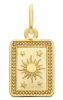 Picture of Solid 18k yellow gold Sun Pendant