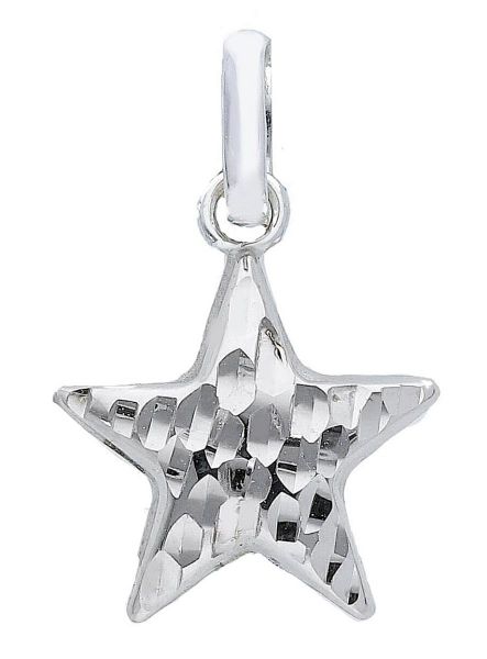 Imagen de Colgante Estrella oro blanco 18k