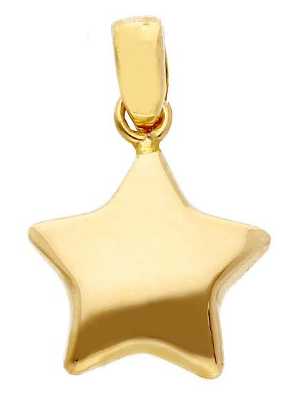 Picture of 18k yellow gold Star Pendant